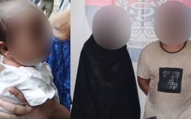 لاہور؛ 5 ماہ کی بچی کو بیچنے والے والدین سمیت تین ملزمان گرفتار