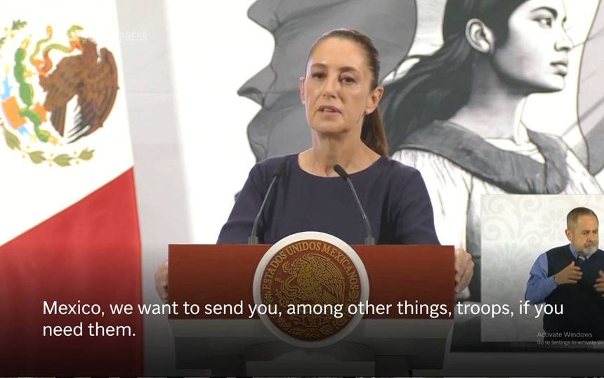 City42 , Mexico President, Claudia Sheinbaum, Arms trafficing, Drugs Trafficing, TRum tariffs, The US Mexico arms smuggling 