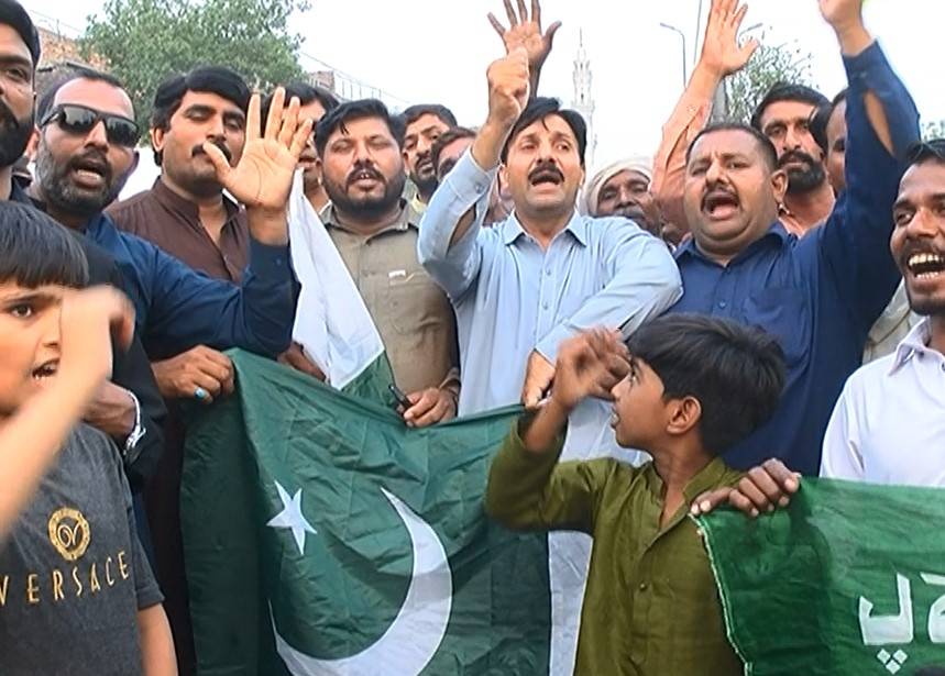 سمن آباد کار ڈیلرز کی ’پاک فوج زندہ باد ‘ ریلی 