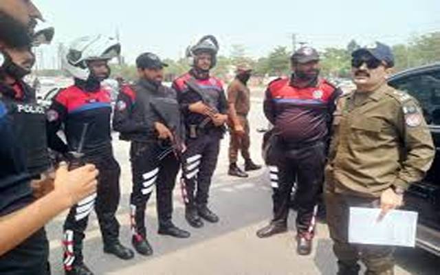  ایس پی ڈولفن کاکینال،مال روڈ سمیت ملحقہ علاقوں کا دورہ
