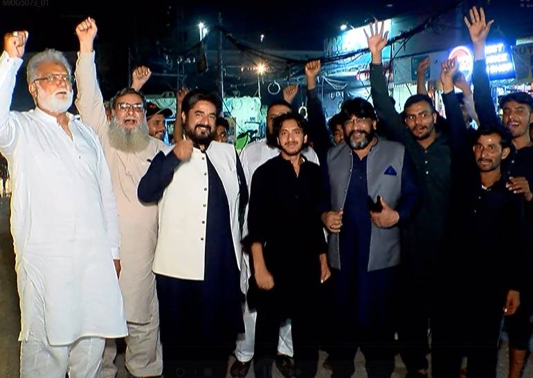 ہال روڈ کی تاجر برادری کا پاک فوج سے اظہار یکجہتی