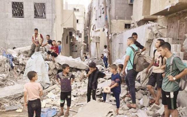 اسرائیل جارحیت، خوراک کیساتھ فلسطینی بچوں کو تعلیم سے بھی محروم کر دیا