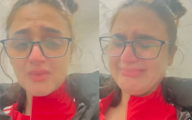 اداکارہ حرا مانی کے رونے کی ویڈیو نے مداح کو افسردہ کردیا