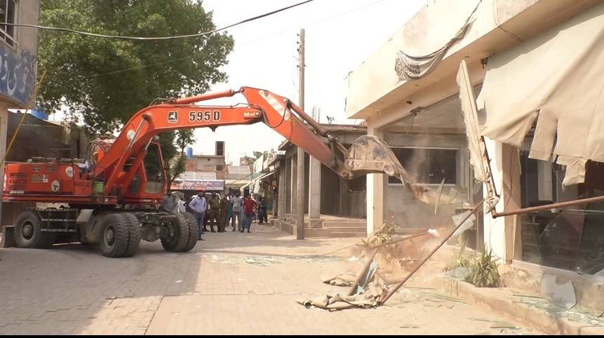 روڈا کا غیر قانونی ہاؤسنگ سکیموں کے خلاف آپریشن ؛ دفاتر مسمار