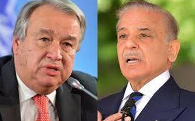  بھارت کے اشتعال انگیز بیانات علاقائی امن کے لیے خطرہ؛ وزیر اعظم  کی سیکرٹری جنرل اقوام متحدہ سے گفتگو