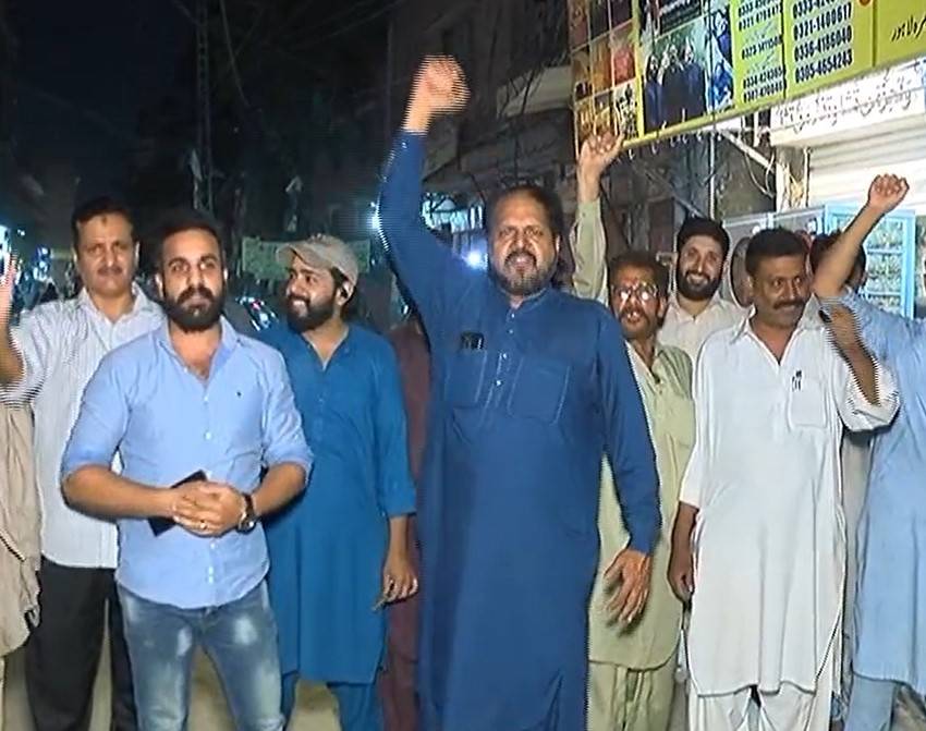  پاکستان پیپلز پارٹی زون 169 کا پاک افواج کے حق میں مظاہرہ