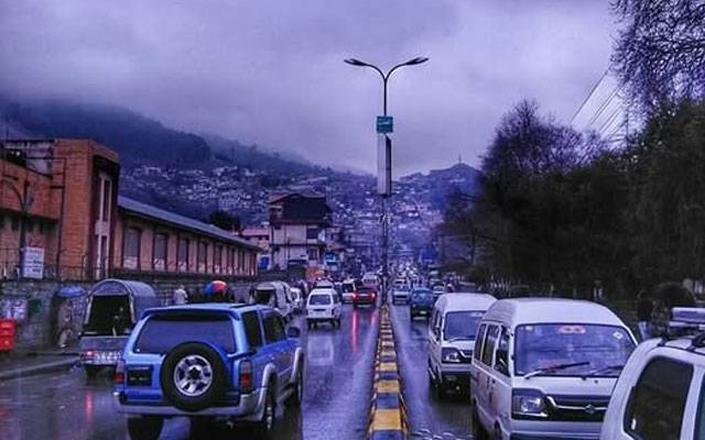 ایبٹ آباد میں بارش 