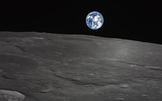 چاند سے زمین طلوع؛ منفرد تصویر سامنے آگئی 