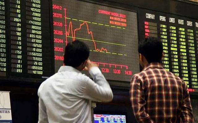 پاکستان سٹاک مارکیٹ میں مندی،ہنڈرڈ انڈیکس میں 2154 پوائنٹس کی کمی  