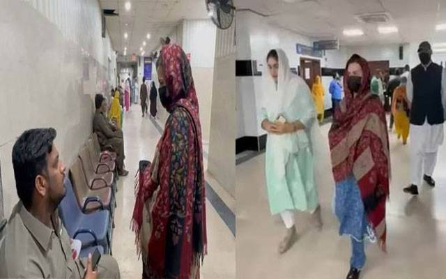  مریم اورنگ زیب کا بھیس بدل کر ہسپتال کا دورہ
