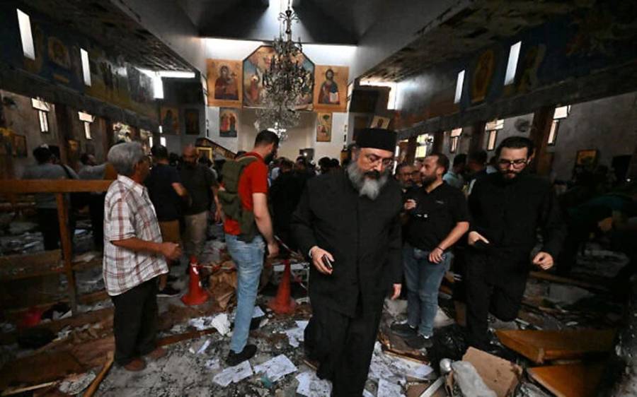  ISIS Suicidal attack, Church terrorism, Damascus Church attacked, ڈاعش 