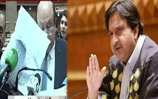  وزیر خزانہ کو بجٹ کتاب مارنے پر اپوزیشن رکن معطل؛سپیکر نے رولنگ سنا دی 