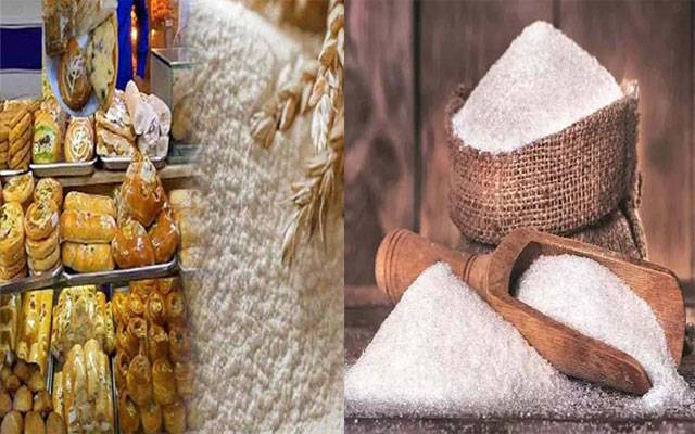گندم سستی، بیکری اشیاء کی قیمتیں برقرار