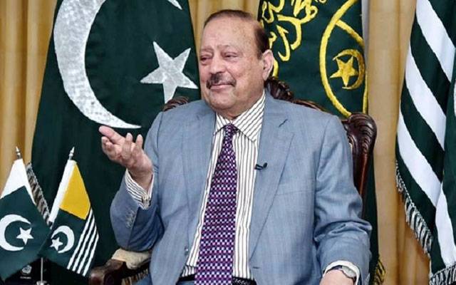 صدر آزاد جموں و کشمیر سے سردار ضیاء قمر اور شجاع راٹھور کی ملاقات، باہمی دلچسپی کے امور پر تبادلہ خیال 