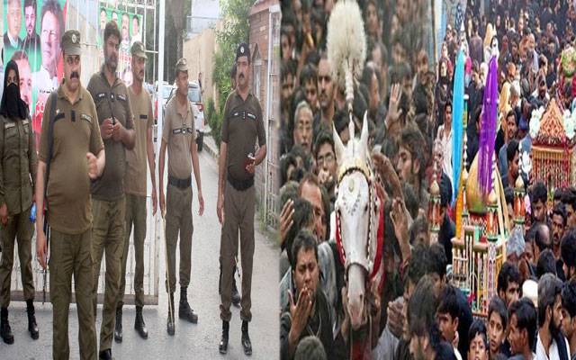  9ویں محرم الحرام :پانڈو سٹریٹ پر اختتام پذیر ہونے والا جلوس، روٹ پر 3600 سیکیورٹی اہلکار تعینات 