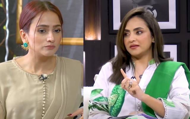 ’ آپ اپنی زبان پر قابو کریں‘ اداکارہ زرنش نے نادیہ خان کو آڑے ہاتھوں لے لیا