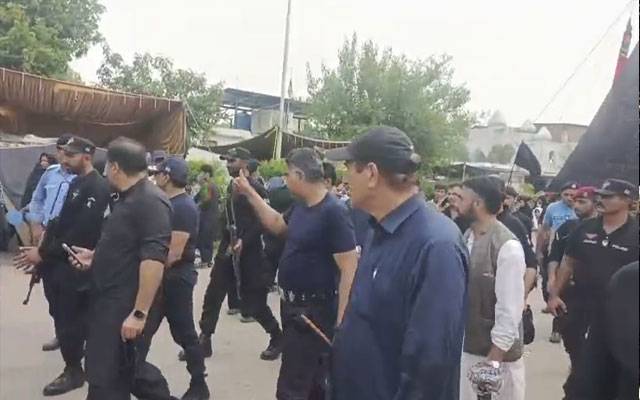 آئی جی اسلام آباد کا مرکزی جلوس امام بارگاہ اثنا عشری کا دورہ، سیکورٹی انتظامات کا جائزہ 