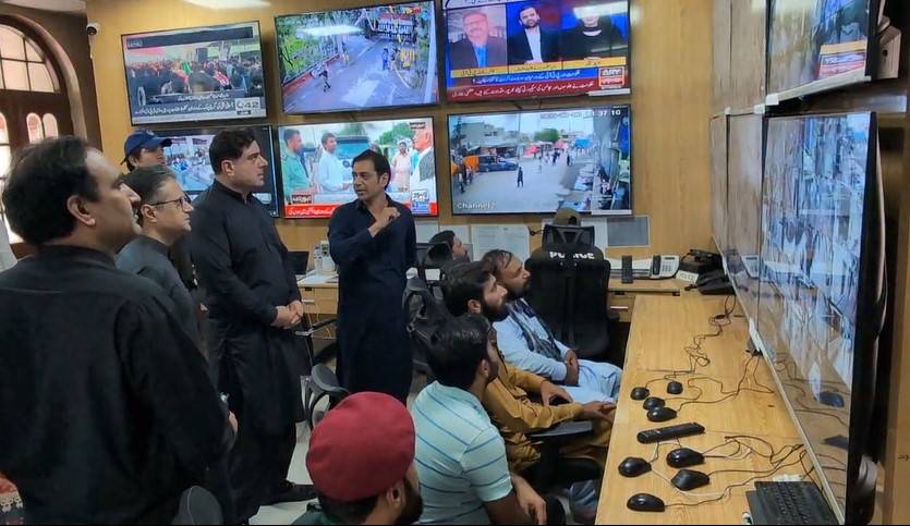 کابینہ کمیٹی برائے امن و امان کا سیف سٹیز اتھارٹی کا دورہ