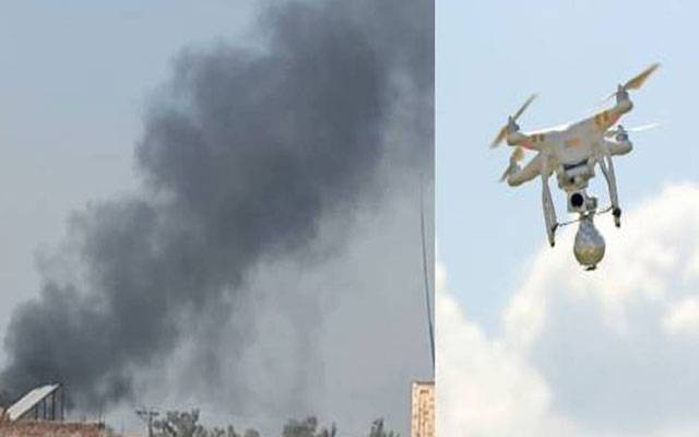 بنوں:دہشتگردوں کا ڈرون حملہ، بم گھر پر گرنے سے خاتون جاں بحق،3 زخمی،تھانے کو بھاری نقصان  