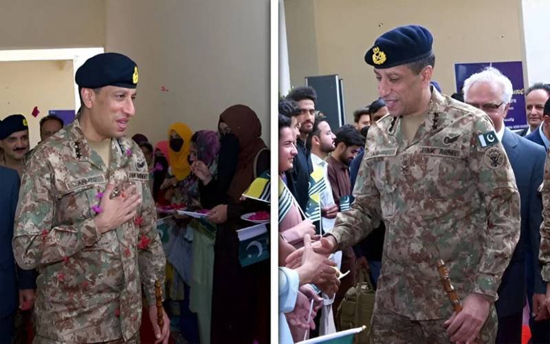 ڈی جی آئی ایس پی آر کا مظفر آباد کا دورہ، کشمیری عوام کا والہانہ استقبال