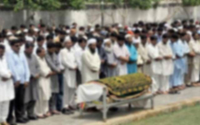 شہید فائر ریسکیور سید ناظم حسین شاہ  کا نماز جنازہ انکے آبائی علاقہ میں ادا 