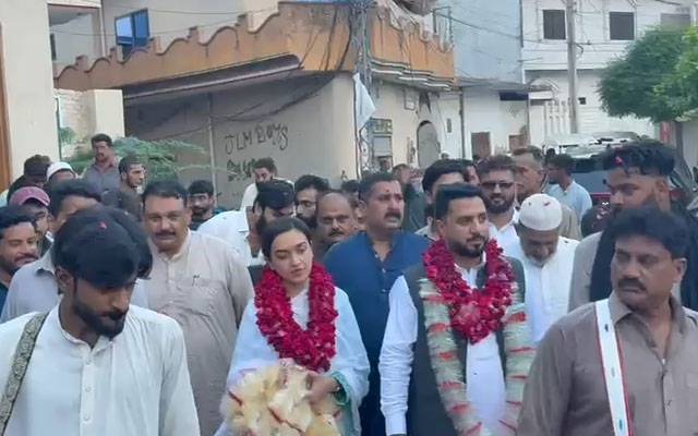 صنم جاوید کا نواحی علاقہ کالاگوجراں کے بازاروں کا دورہ 