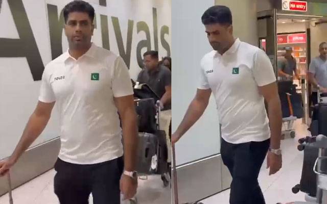 گولڈ میڈلسٹ ارشد ندیم لندن پہنچ گئے