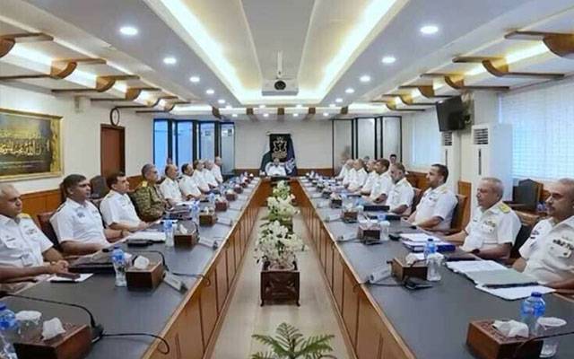 پاک بحریہ کمانڈ اینڈ سٹاف کانفرنس؛ ”معرکۂ حق“ کے دوران پاک بحریہ کی کارکردگی کو سراہا گیا 