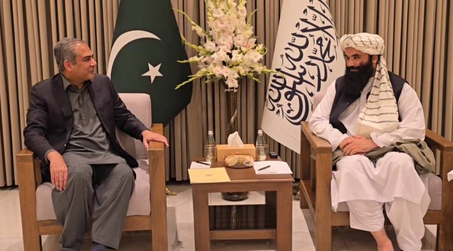 وفاقی وزیر داخلہ محسن نقوی کی افغان ہم منصب  سے اہم ملاقات؛ انسداد دہشت گردی و دراندازی پرتبادلہ خیال