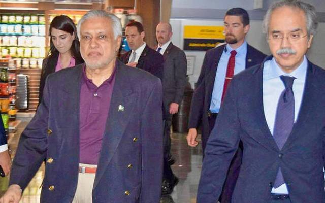  اسحاق ڈار سرکاری دورے پر نیویارک پہنچ گئے