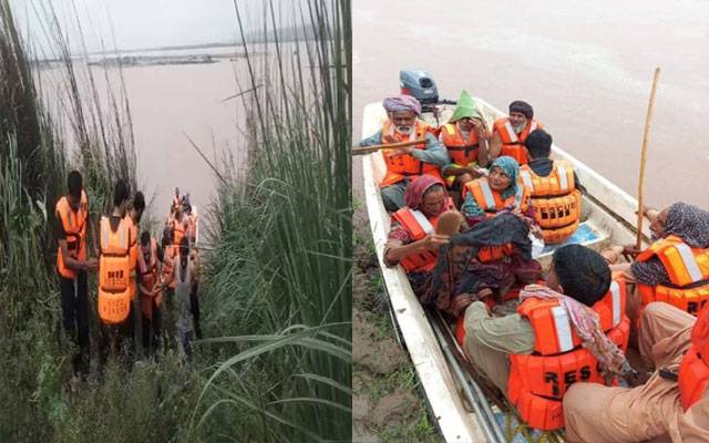 گجرات :دسیلابی ریلے میں پھنسے 23 افراد کو بچالیا گیا