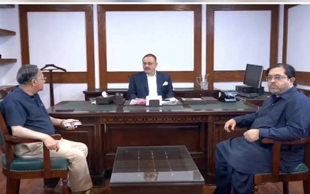 اے پی این ایس کے وفد کی سینئر صوبائی وزیر شرجیل میمن سے ملاقات