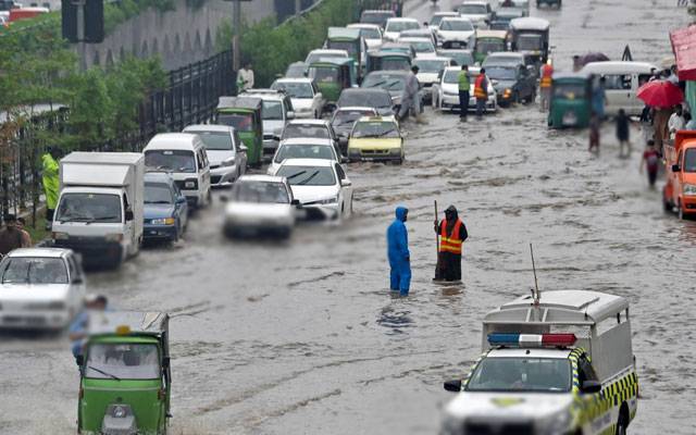 آج بھی بارش،ندی نالوں میں طغیانی،اربن فلڈنگ کا خدشہ