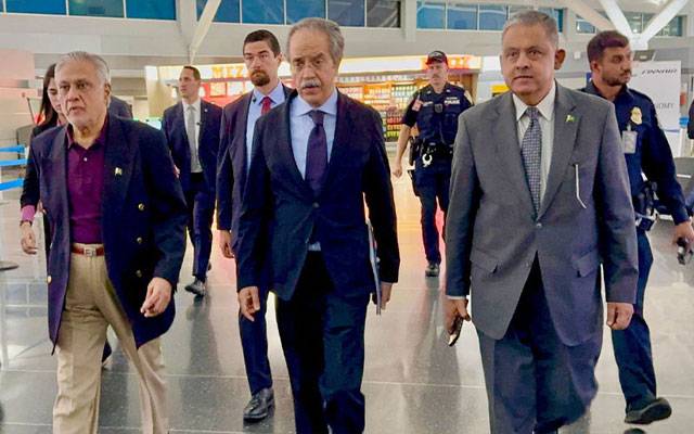نائب وزیراعظم اسحاق ڈار واشنگٹن پہنچ گئے، آج امریکی وزیر خارجہ سے ملاقات کرینگے