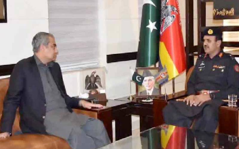 وفاقی وزیرداخلہ محسن نقوی کا ہیڈ کوارٹرز نارتھ فرنٹیئر کور بلوچستان کا دورہ