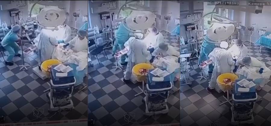 Russian eearthquake, city42, Russian hospital's operation theatre 
