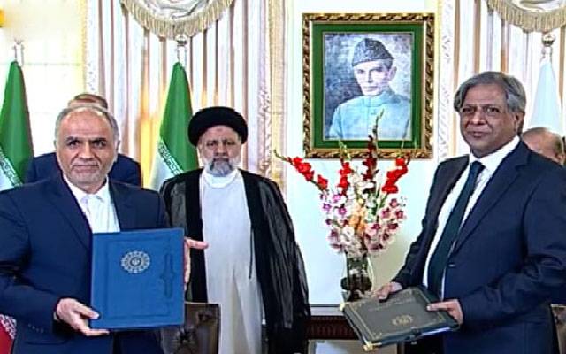  پاکستان اور ایران کے درمیان 13 معاہدوں پر دستخط 