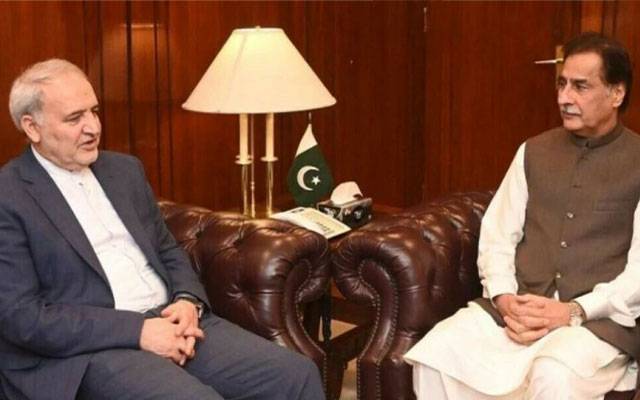 سپیکر قومی اسمبلی کی ایرانی صدر سے ملاقات، دوطرفہ تعلقات بڑھانے پر اتفاق