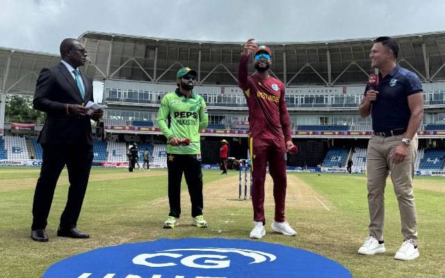 پاکستان کیخلاف دوسرا ون ڈے، ویسٹ انڈیزکا ٹاس جیت کر فیلڈنگ کا فیصلہ