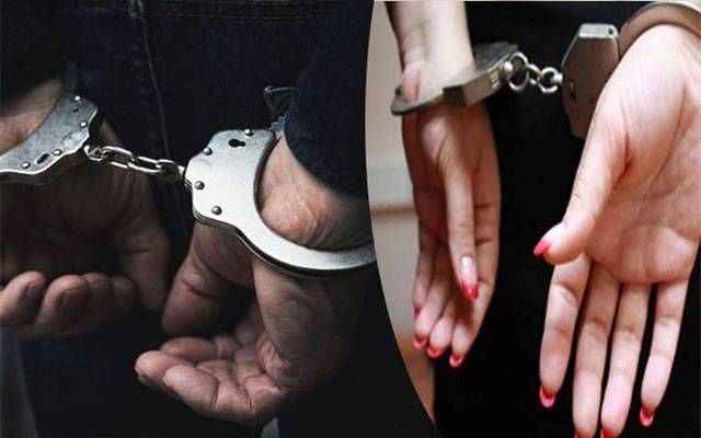 نصیر آباد: گھر میں کام کا بہانہ بنا کر وارداتیں کرنے والے میاں بیوی گرفتار