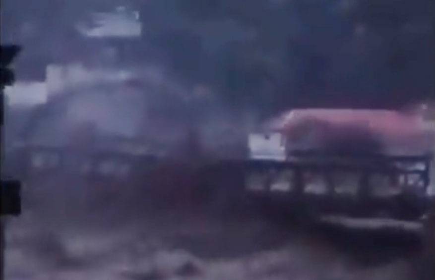 Jagran bridge, Nelum flood, city42, Kashmir disaster 
