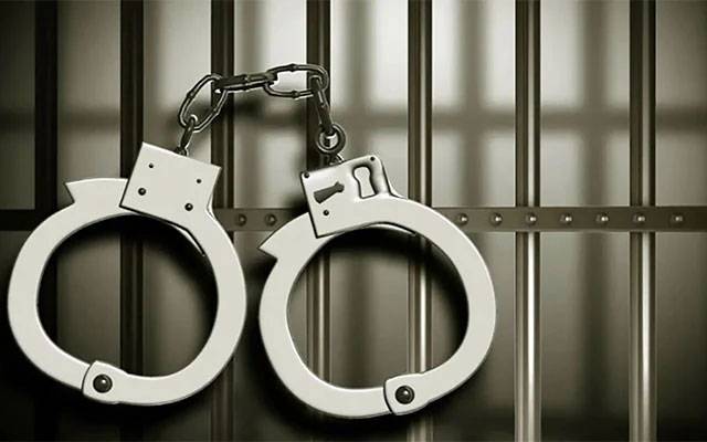سیاہ شیشوں والی گاڑی پر اسلحہ کی نمائش کرنیوالے 2 ملزم گرفتار 