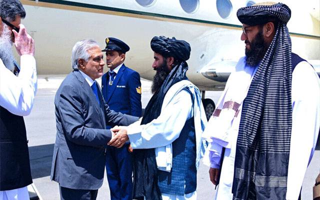 وزیر خارجہ اسحاق ڈار سہ فریقی مذاکرات میں شرکت کیلئے کابل پہنچ گئے