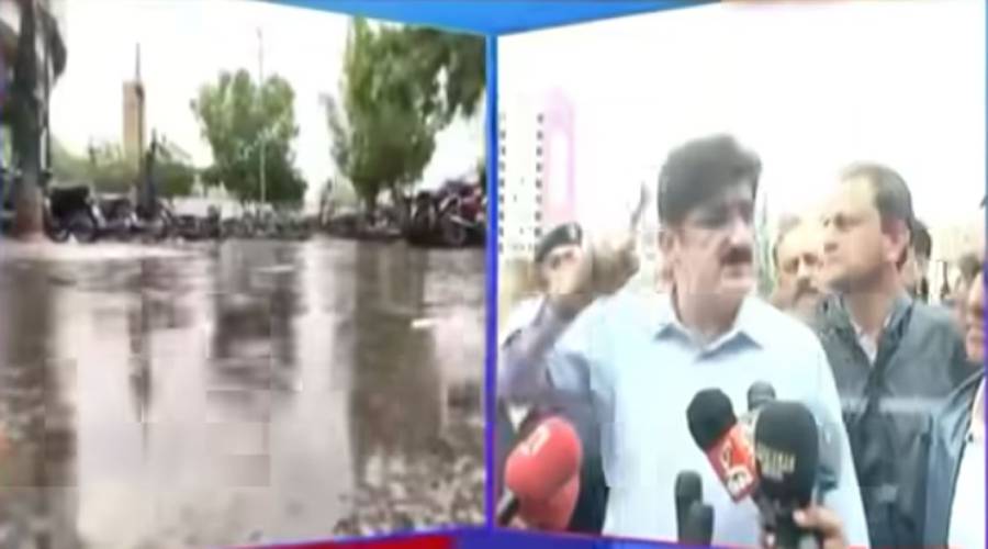 Murad Ali shah, City42 , Karachi rains. 