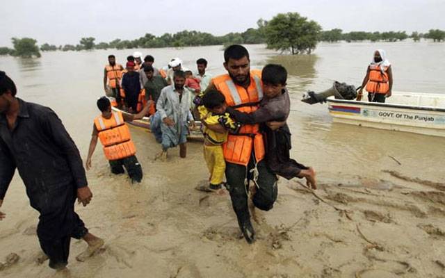 قصور: دریائے ستلج میں درمیانے درجے کا سیلاب، درجنوں دیہات زیرِ آب
