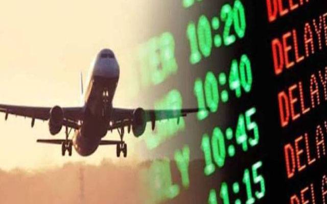 موسمی خرابی وانتظامی مسائل،  8 پروازیں منسوخ، 57 تاخیر کی شکار  