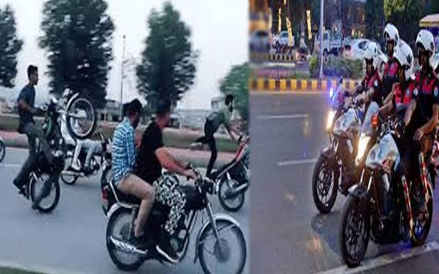 ڈولفن سکواڈ کا ون ویلرز کے خلاف کریک ڈاؤن ؛ 26 ملزم گرفتار