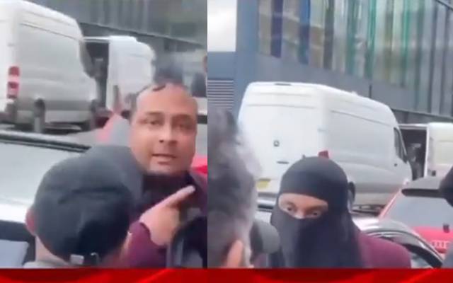 مسلمان عورت کا بھیس بدل کر چوری کرنیوالا بھارتی شہری پکڑا گیا، ویڈیو وائرل