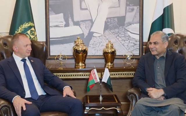 بیلاروسی وزیر داخلہ کا دورہ پاکستان; محسن نقوی سے ملاقات میں اہم معاہدوں پر اتفاق