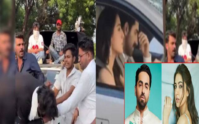 ایوشمان کھرانہ، سارہ علی خان کی فلم کے سیٹ پر جھگڑا